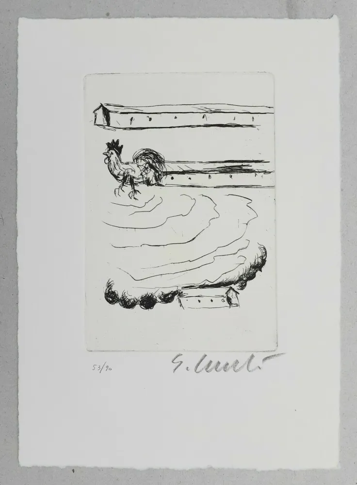 Гравюра Cucchi - Fiumi di ali