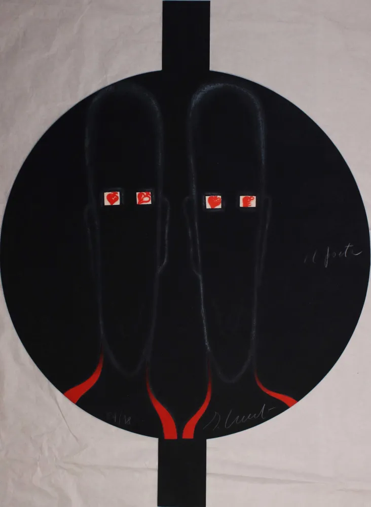 Акватинта Cucchi - Il poeta