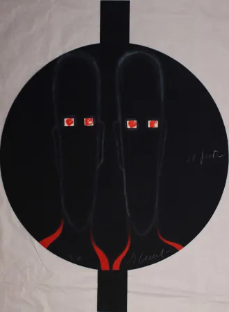 Акватинта Cucchi - Il poeta