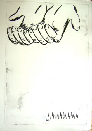 Гравюра Cucchi - Les Mains