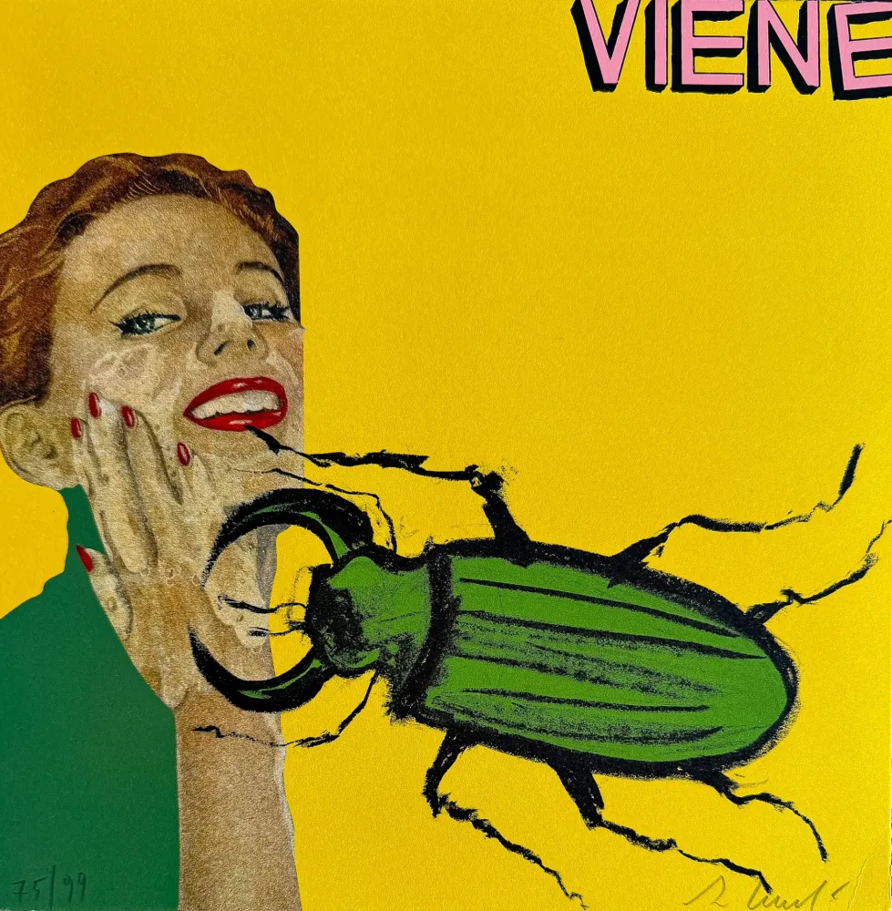 Литография Cucchi - Viene