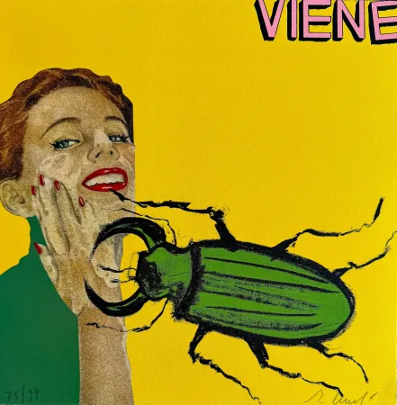 Литография Cucchi - Viene