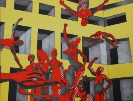 Литография Cueco - L'université