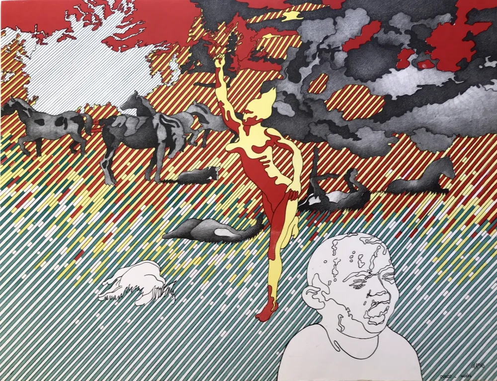 Литография Cueco - Nuées