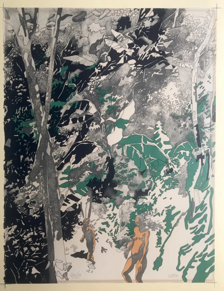 Литография Cueco - Sans titre (Homme et femme)