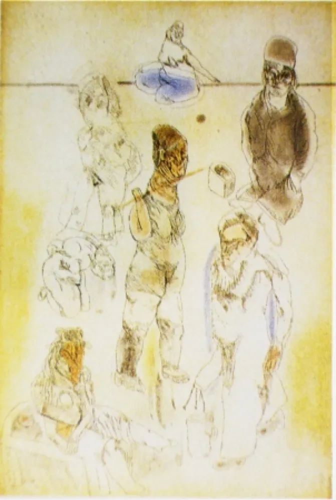 Офорт И Аквитанта Cuevas - Barrio chino II