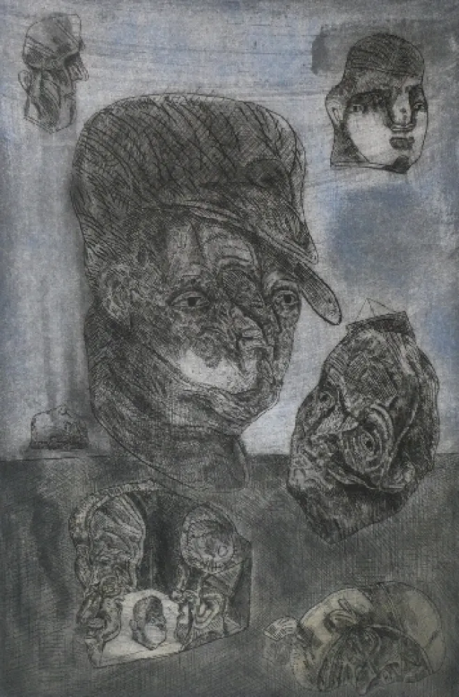 Офорт И Аквитанта Cuevas - Desperdicios de guerra