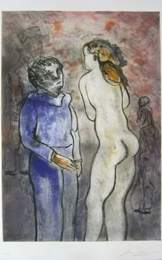 Офорт Cuevas - La conquistadora de hombres