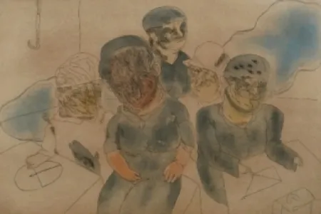 Офорт И Аквитанта Cuevas - La familia del marino