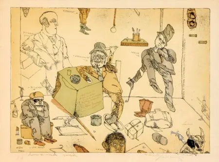 Литография Cuevas - La Rue des Mauvais Garcons