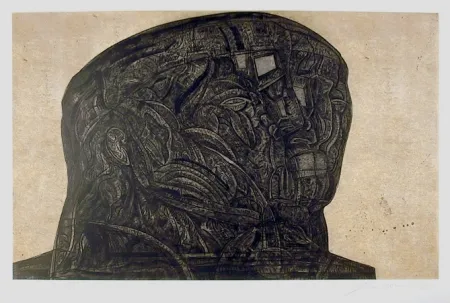 Офорт И Аквитанта Cuevas - Marquez de Sade from the Intolerance Portfolio