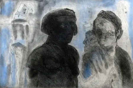 Офорт И Аквитанта Cuevas - Pescadores en Blanes