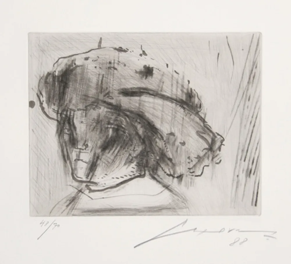 Офорт И Аквитанта Cuevas - Portrait of Rembrandt as a Child