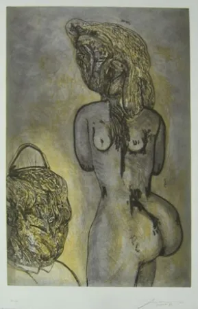 Офорт Cuevas - S/T