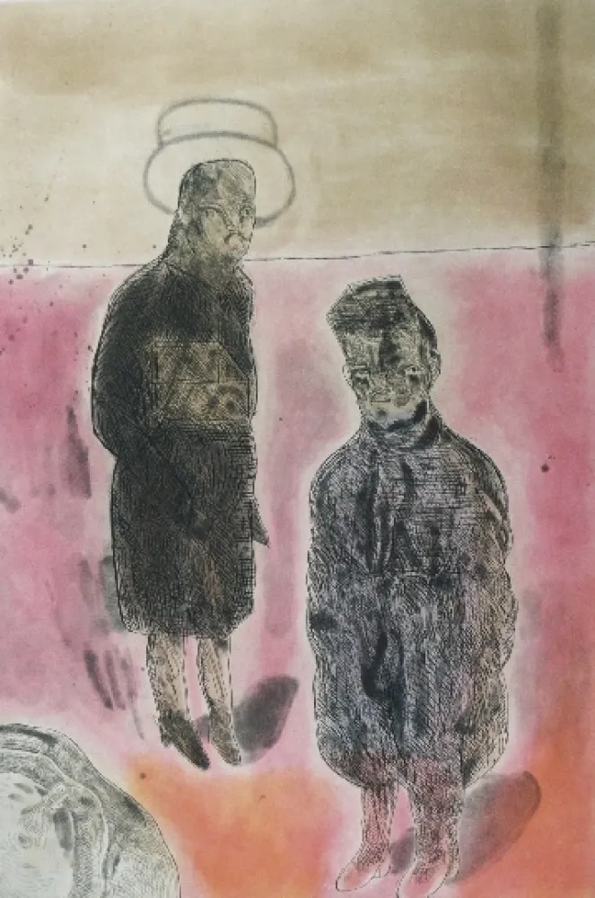 Офорт И Аквитанта Cuevas - Travestistas