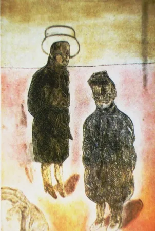 Офорт И Аквитанта Cuevas - Travestistas