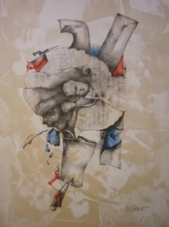 Литография Cuixart - Sans titre