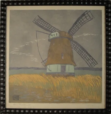 Гравюра На Дереве Cunz - Aus Holland