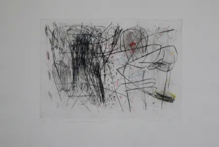 Гравюра Сухой Иглой Czichon - Geste