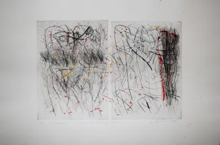 Гравюра Сухой Иглой Czichon - O.I. Gebündelt