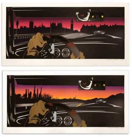 Сериграфия D-Face - Rear view