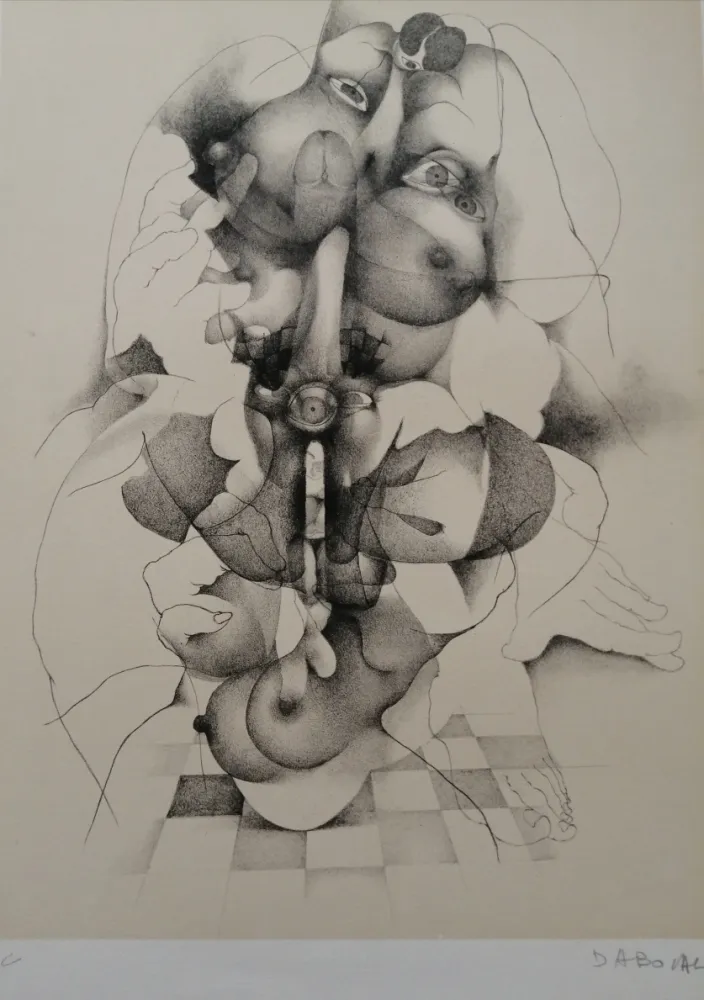 Литография Daboval - Phantasmes de Berthe 3