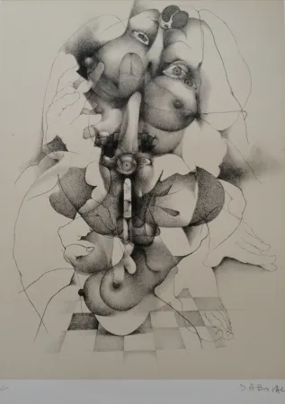 Литография Daboval - Phantasmes de Berthe 3