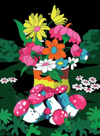 Литография Dabs - A cosmic invitation