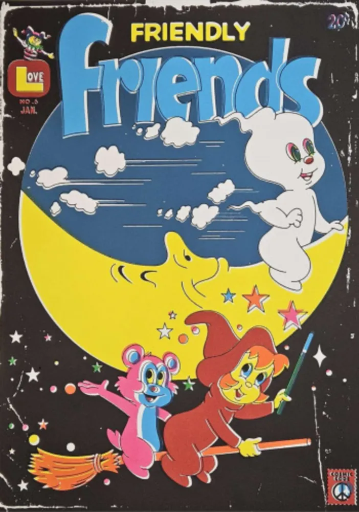 Литография Dabs - Friendly friends