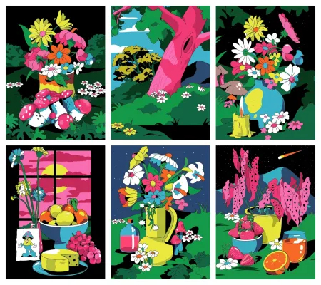 Литография Dabs - Untitled (Set of 6)