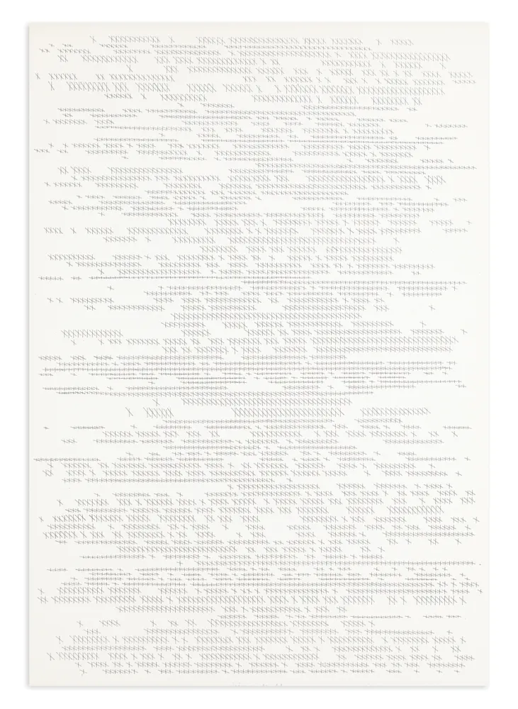 Литография Dadamaino - Senza titolo