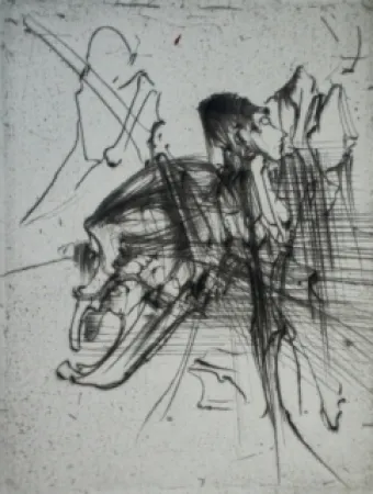 Офорт Dado - Sans titre 