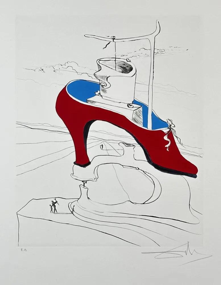 Гравюра Dali - After 50 Yaras of Surrealism The Curse Conquered 