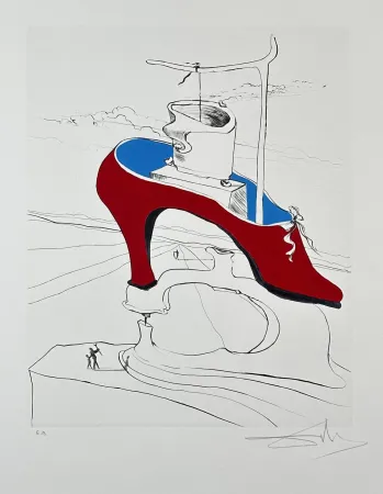 Гравюра Dali - After 50 Yaras of Surrealism The Curse Conquered 