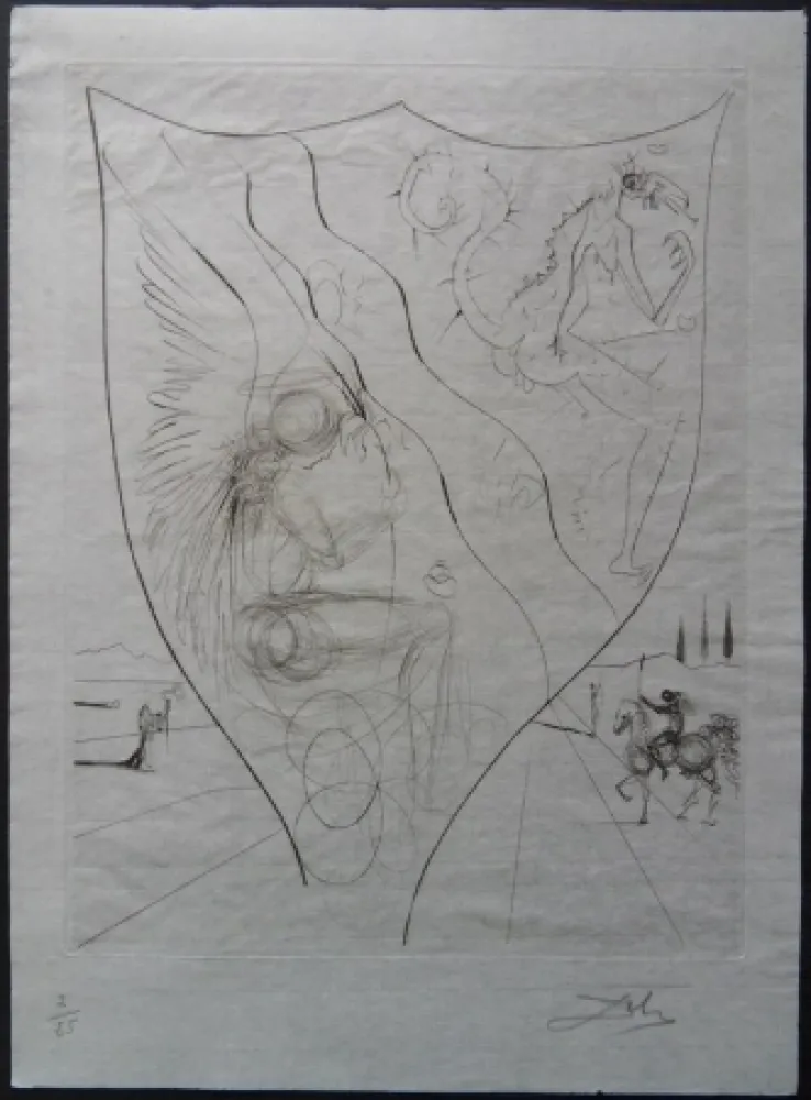 Офорт Dali - Alexis - Etat Chine