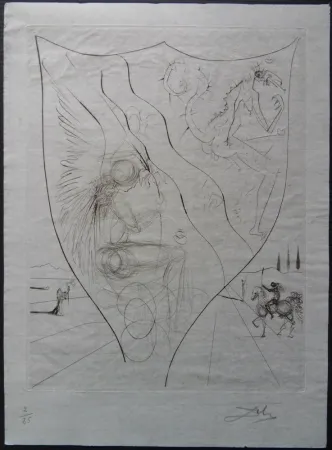 Офорт Dali - Alexis - Etat Chine