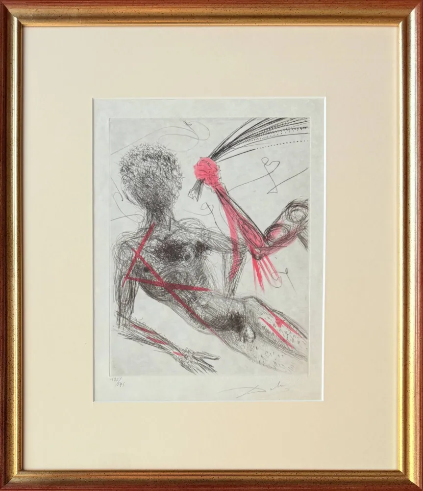 Офорт Dali - Allée des Verges (Penis Alley)