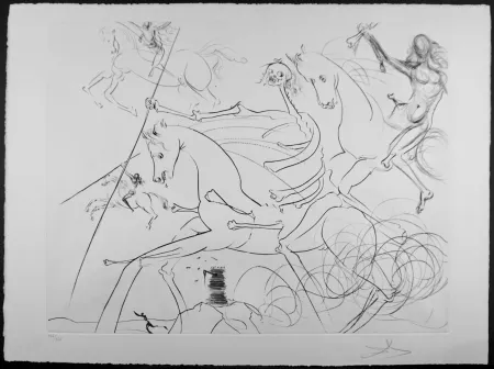 Гравюра Dali - Apokalyptische Reiter (Apocalyptic Rider)