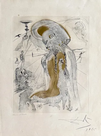 Гравюра Dali - Athene