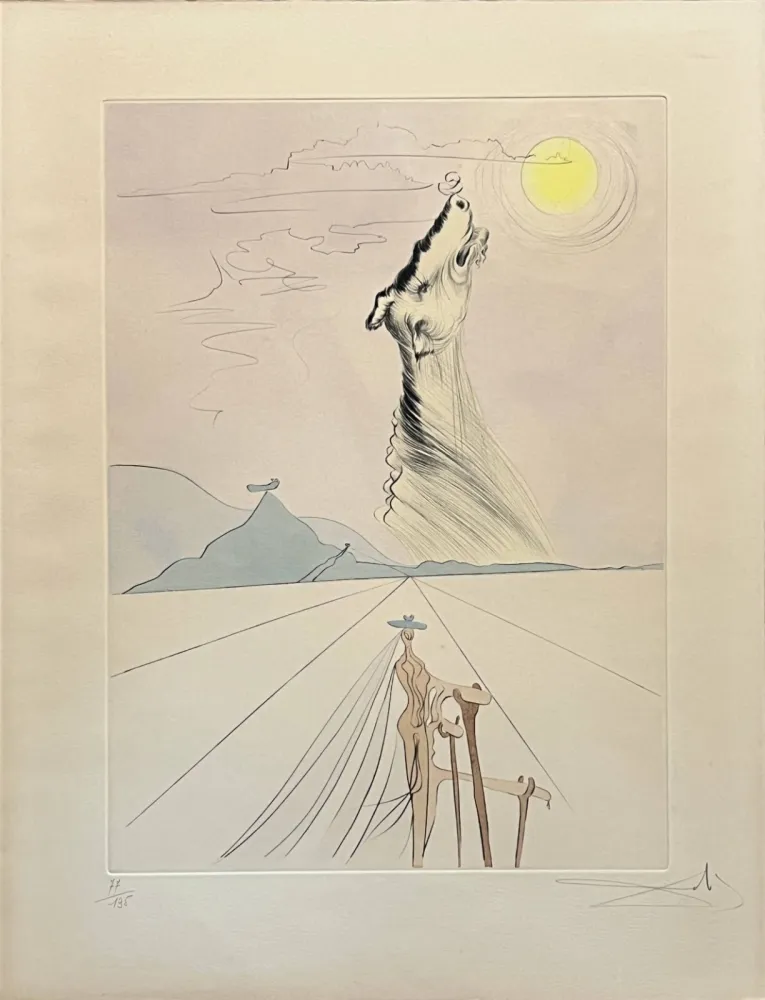 Офорт Dali - Benjamin