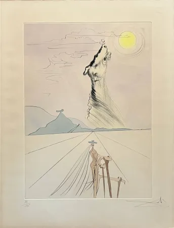 Офорт Dali - Benjamin