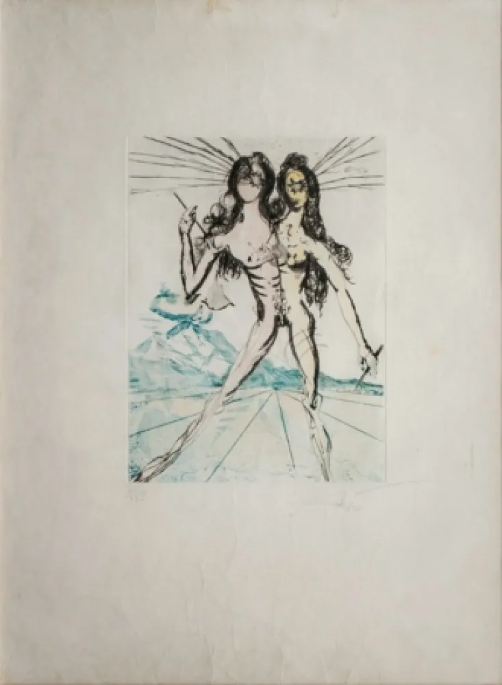 Гравюра Dali - Bicefalo, da 