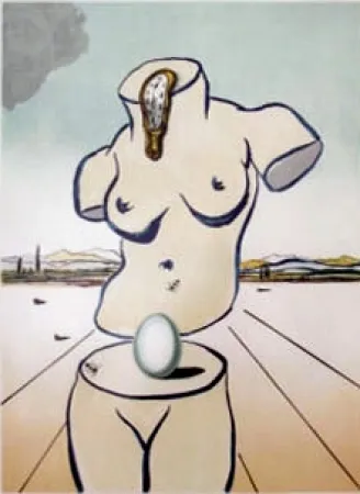Литография Dali - Birth of Venus