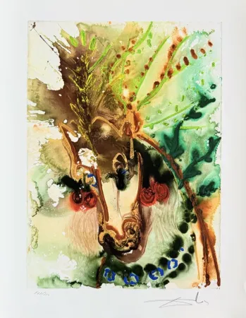 Литография Dali - Bucéphale