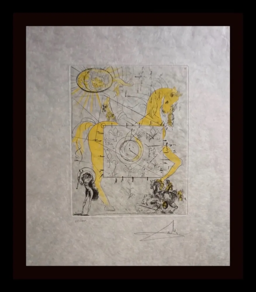 Гравюра Dali - Chevalier Royal de L'Apocalypse