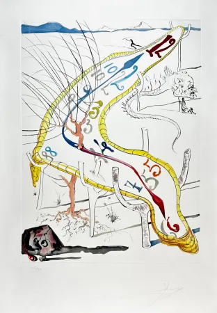 Гравюра Dali - Conquest of Cosmos Frozen Watches of Space Time