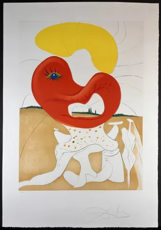 Гравюра Dali - Conquest of Cosmos The Blood of The Ying and Yang