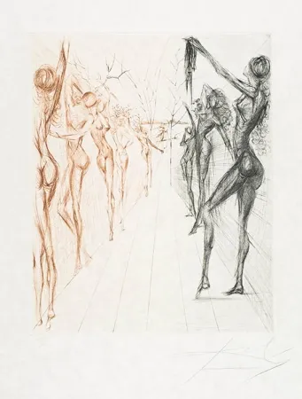 Гравюра Dali - Couloir de Kathmandu (Corridor of Katmandu)