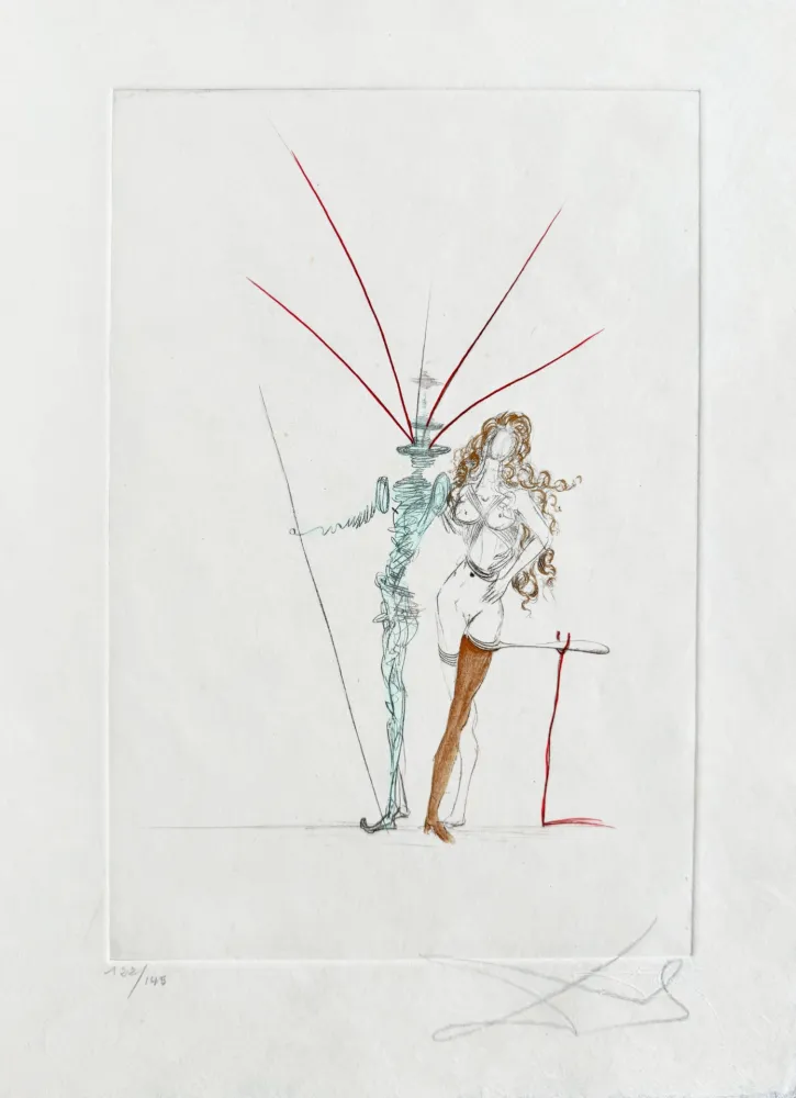 Гравюра Dali - Couple Frontispiece