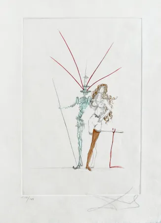Гравюра Dali - Couple Frontispiece